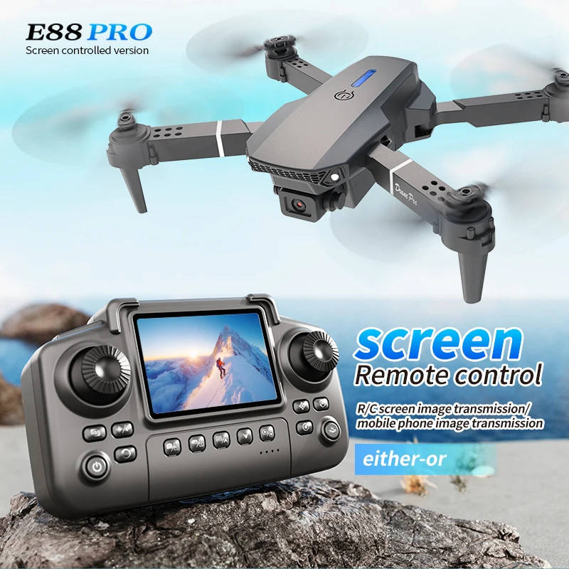 Drone Camera Mount - Professionele E88 PRO Drone met scherm,