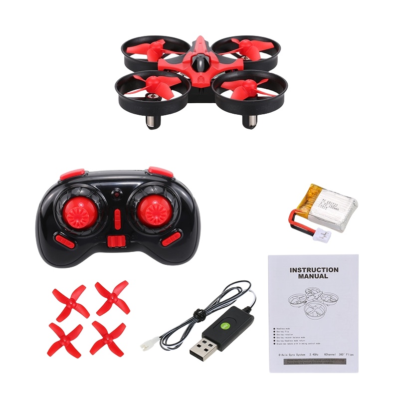 Mini 2.4G 4CH 4-As Gyro NH-010 - Eachine Drone E010 recensie en prijs